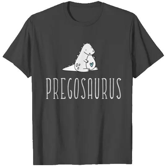 Pregosaurus Maternity Announce Gender Reveal Funny T Shirts