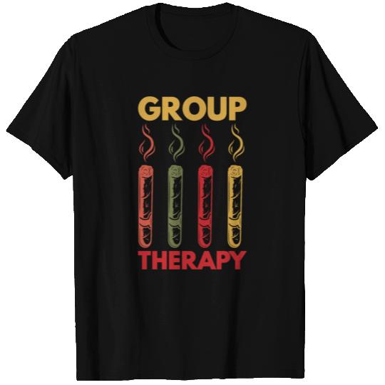 Group Therapy Cigar Smoking T Shirts