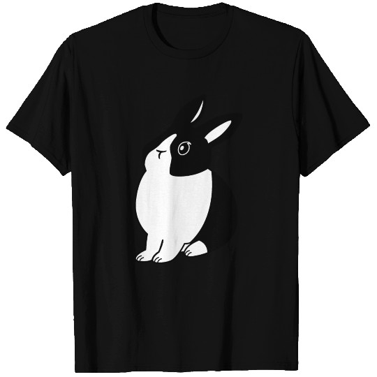 Black And White Dutch Rabbit T Shirts