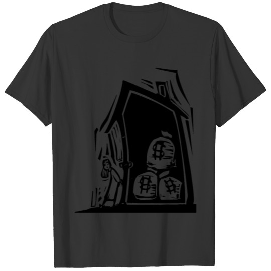 Mortgage Broker - Woodcut T-shirt