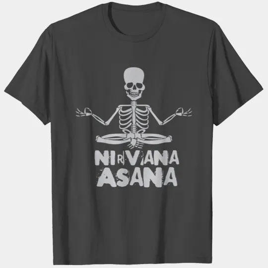 nirvana Asana t yoga skeleton T T Shirts