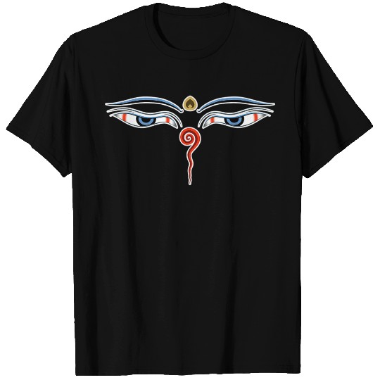 Eyes of the Buddha Third Eye Tibet Premium T T Shirts