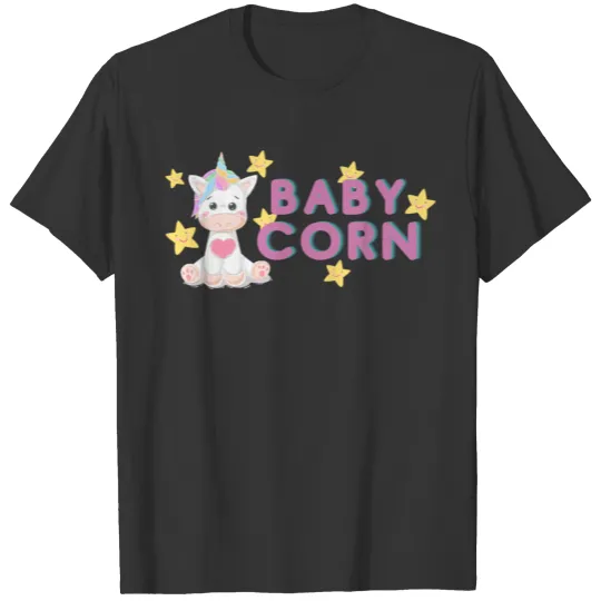 Baby Corn, Unicorn Baby Gift, Unicorn Baby Clothes T Shirts