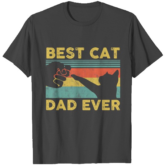 Best Cat Dad Ever T Shirts Funny Cat Daddy Father
