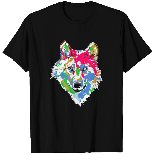 Winter Wonderland Wild Wolf T Shirts