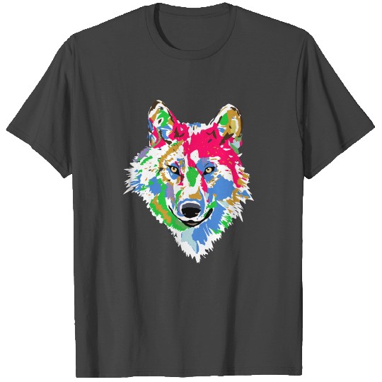 Winter Wonderland Wild Wolf T Shirts