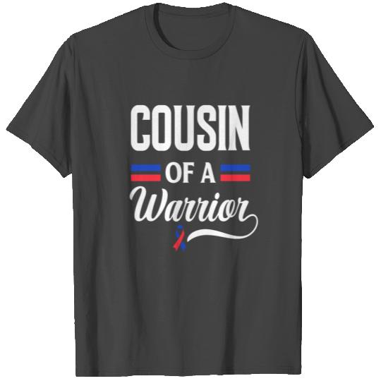 Cousin Of Warrior Congenital Heart CHD Awareness T Shirts