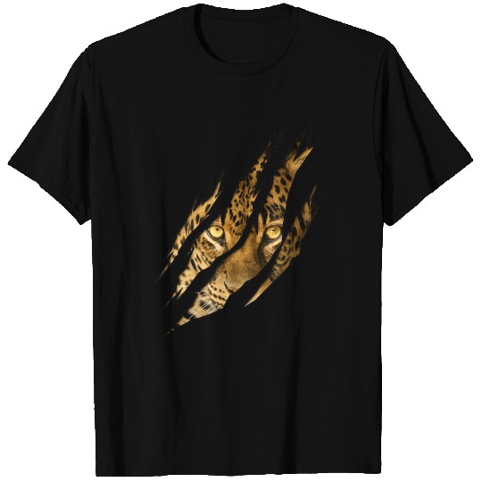 Leopard Cheetah Tiger Leopard Face Lion Cat T Shirts