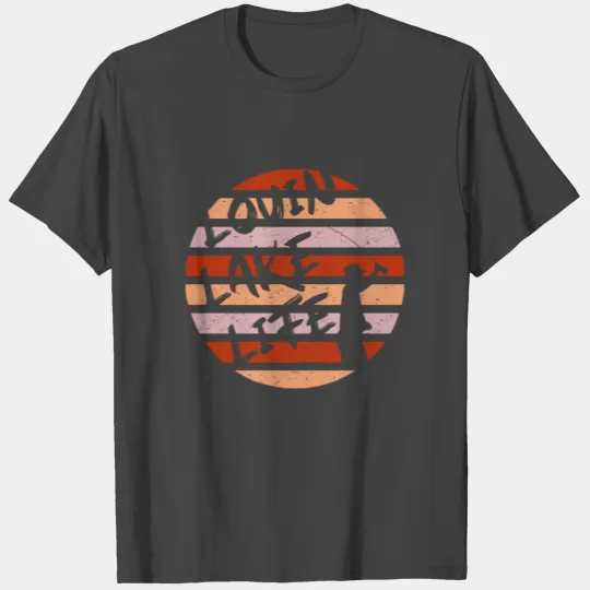 Lovin' Lake Life | Colorful Sun Design T Shirts