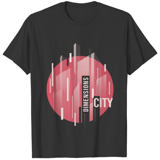 t geometric city T-shirt
