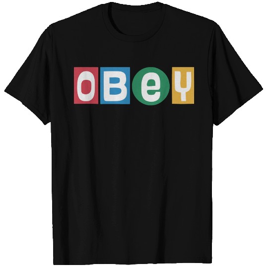 Obey Big Shot Logo Funny Basic Happy Bday T Shirts