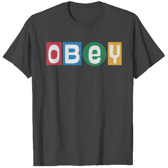 Obey Big Shot Logo Funny Basic Happy Bday T Shirts