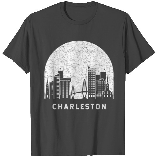 Charleston South Carolina Skyline T Shirts