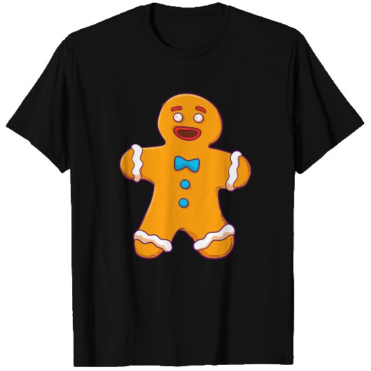 Gingerbread Man Christmas Cute Holiday Cookie Baki T Shirts