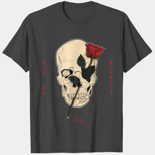Day of the Dead, Sugar Skulls Face T Shirts