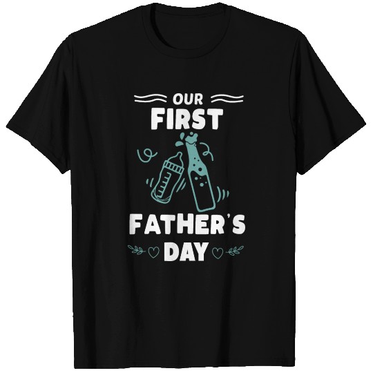 Our First Father's Day, Daddy and Me Matching T Shirts