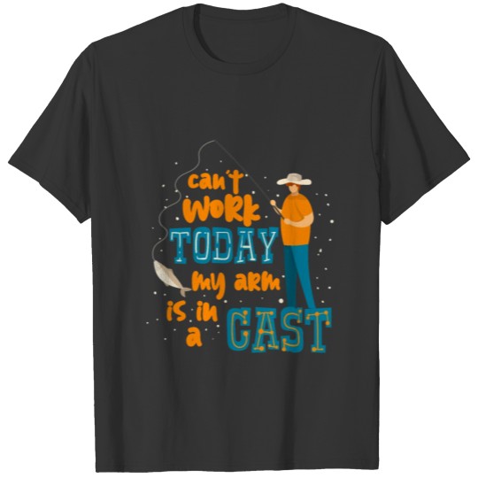 Funny fisherman fishing T-shirt