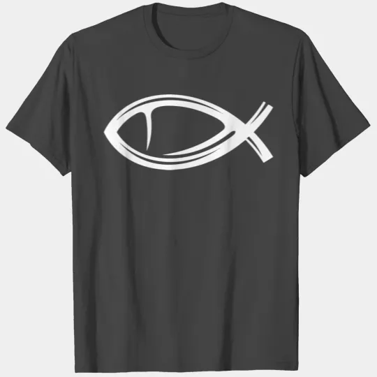 Ichthys Jesus Fish Religion Christian Catholic Chu T Shirts