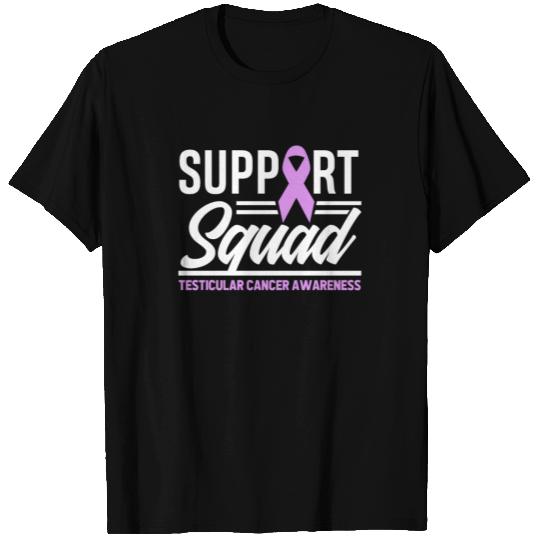 Testicular Cancer Warrior Support Squad T Shirts