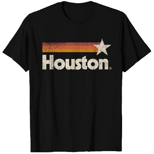 Vintage Houston Texas T Shirts Houston Strong Stripe