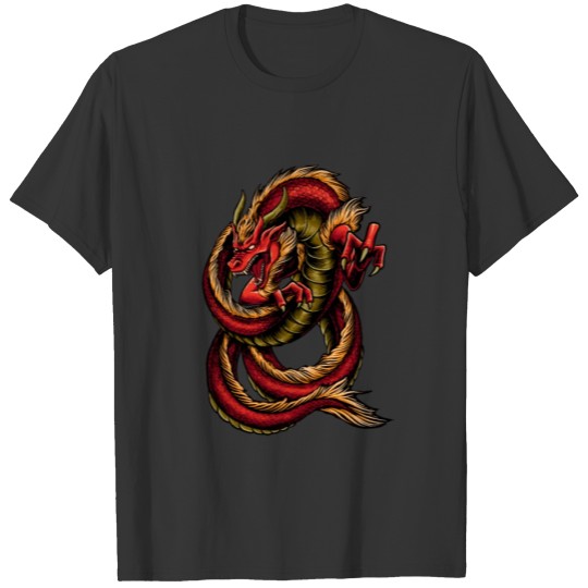 Chinesischer Drache T-shirt