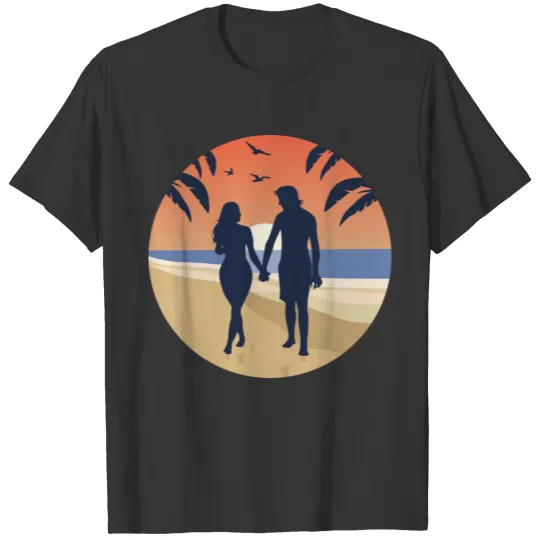 Beach Couple T Shirts