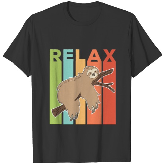 National Relaxation Day Lazy Sloth T-shirt