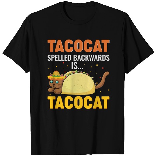 tacocat spelled backward is taco cat T Shirts