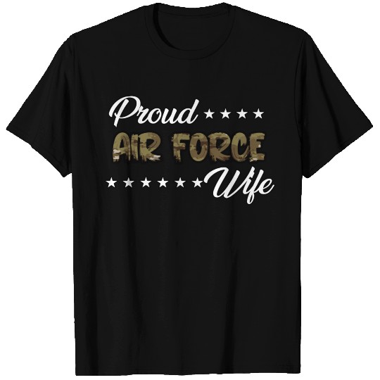 Ocp Bold Proud Air Force Wife T Shirts