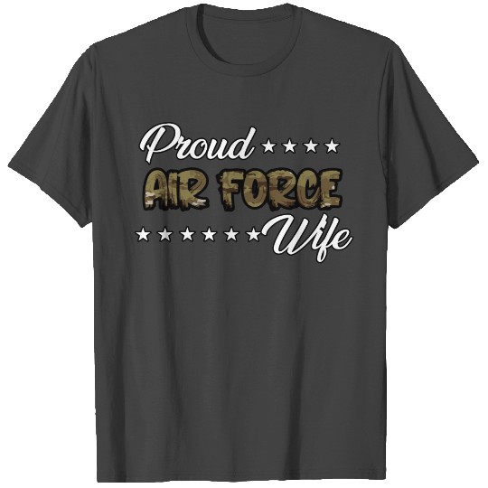 Ocp Bold Proud Air Force Wife T Shirts