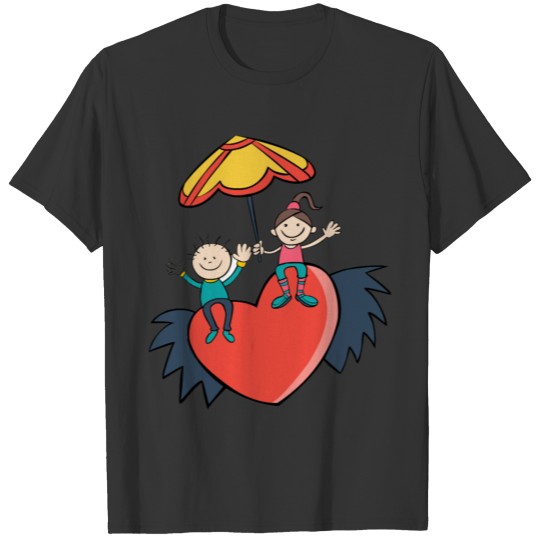kids valentine T-shirt
