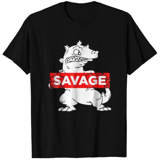 Reptar Savage Graphic T Shirts