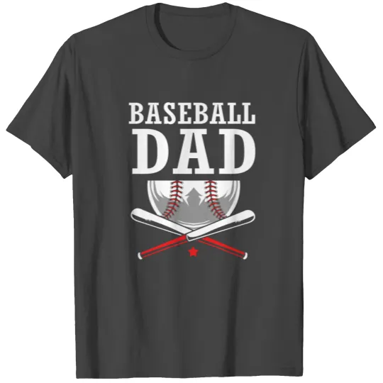 Fathers Day Baseball For Men Graphic Baseball Dad T Shirts