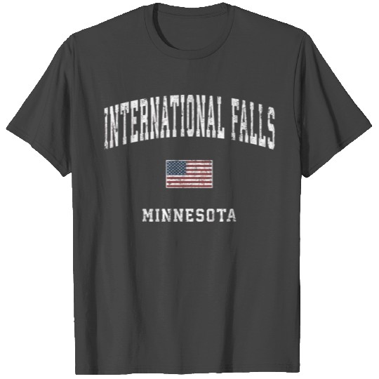 International Falls Minnesota Mn Vintage American T Shirts