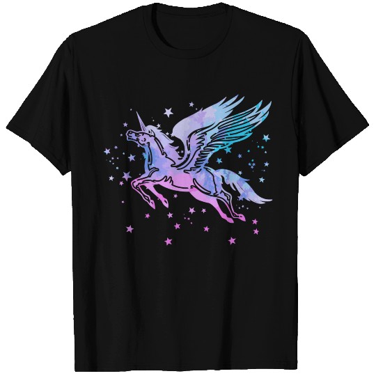 Unicorn Pegasus Winged Flying Magic Horse Lover Gi T Shirts