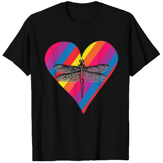 dragonfly heart T Shirts