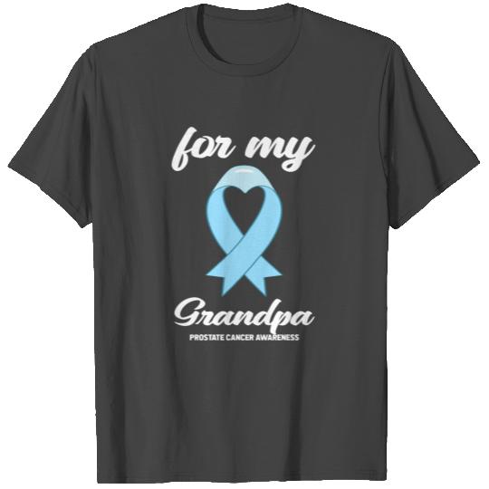 For My Grandpa Prostate Cancer Awareness T Shirts