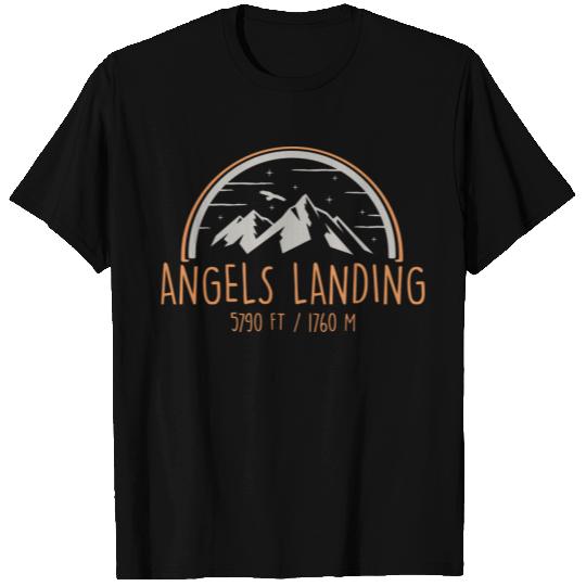 Angels Landing Zion National Park Mountain Hikers T Shirts