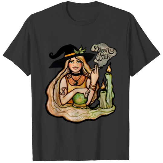 Green Witch 420 T Shirts