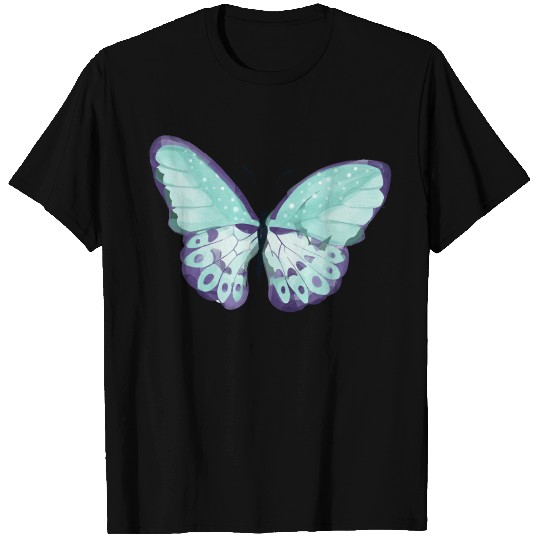 Light Green Butterfly T Shirts