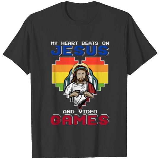 Funny And Sarcastic Jesus Playing Video Games Gift T Shirts