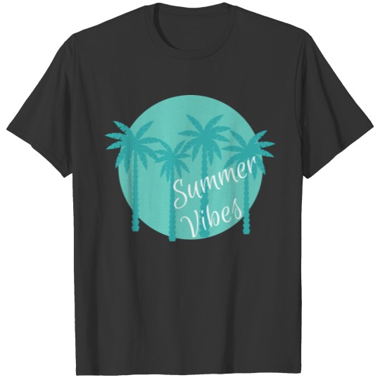 Summer Vibes Palm Trees Beach Salt T-shirt
