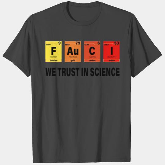 Chemistry Fauci Elements T Shirts Periodic Table F Au