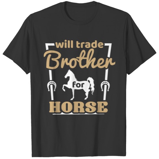 Brother Horse Riding Stable Family sibling gift T Shirts
