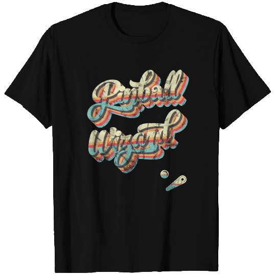 Classic Retro Pinball Wizard Old School Game T Shirts