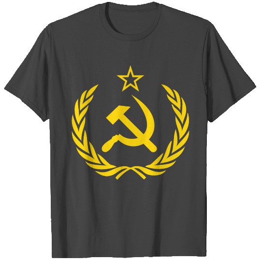 Soviet Union USSR Emblem Hammer and Sickle Star T Shirts