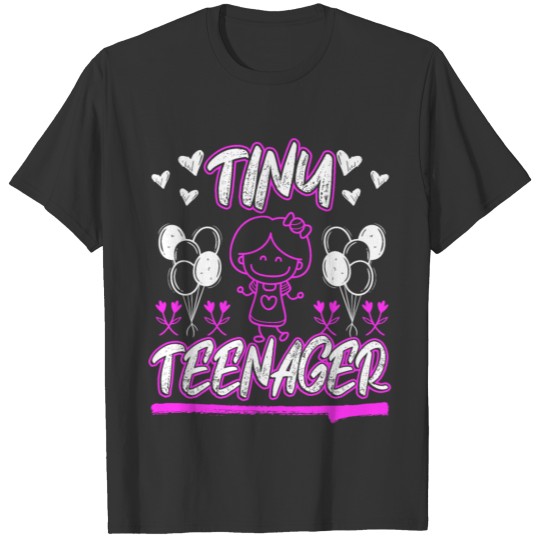 Tiny Teenager Funny Baby Saying T Shirts