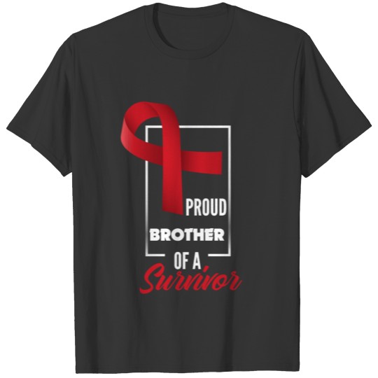 Proud Brother Survivor Family Stroke Awareness T-shirt