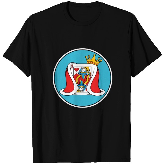 Cribbage Queen Heart Card Board Game T Shirts
