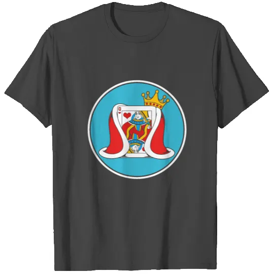 Cribbage Queen Heart Card Board Game T Shirts